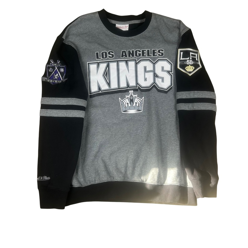 Mitchell & Ness Men M Los Angeles Kings NHL 50th Anniversary Crewneck Sweatshirt